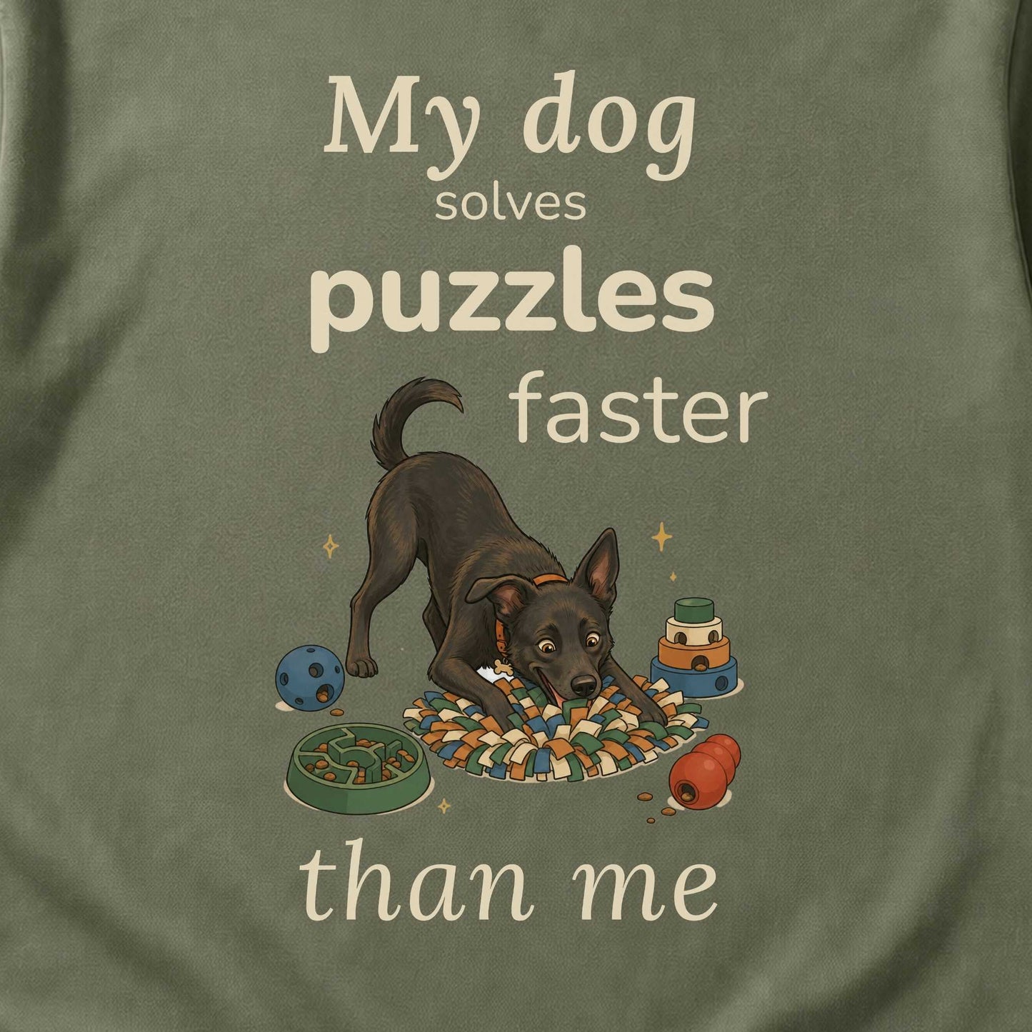 My Dog Solves Puzzles Faster Than Me