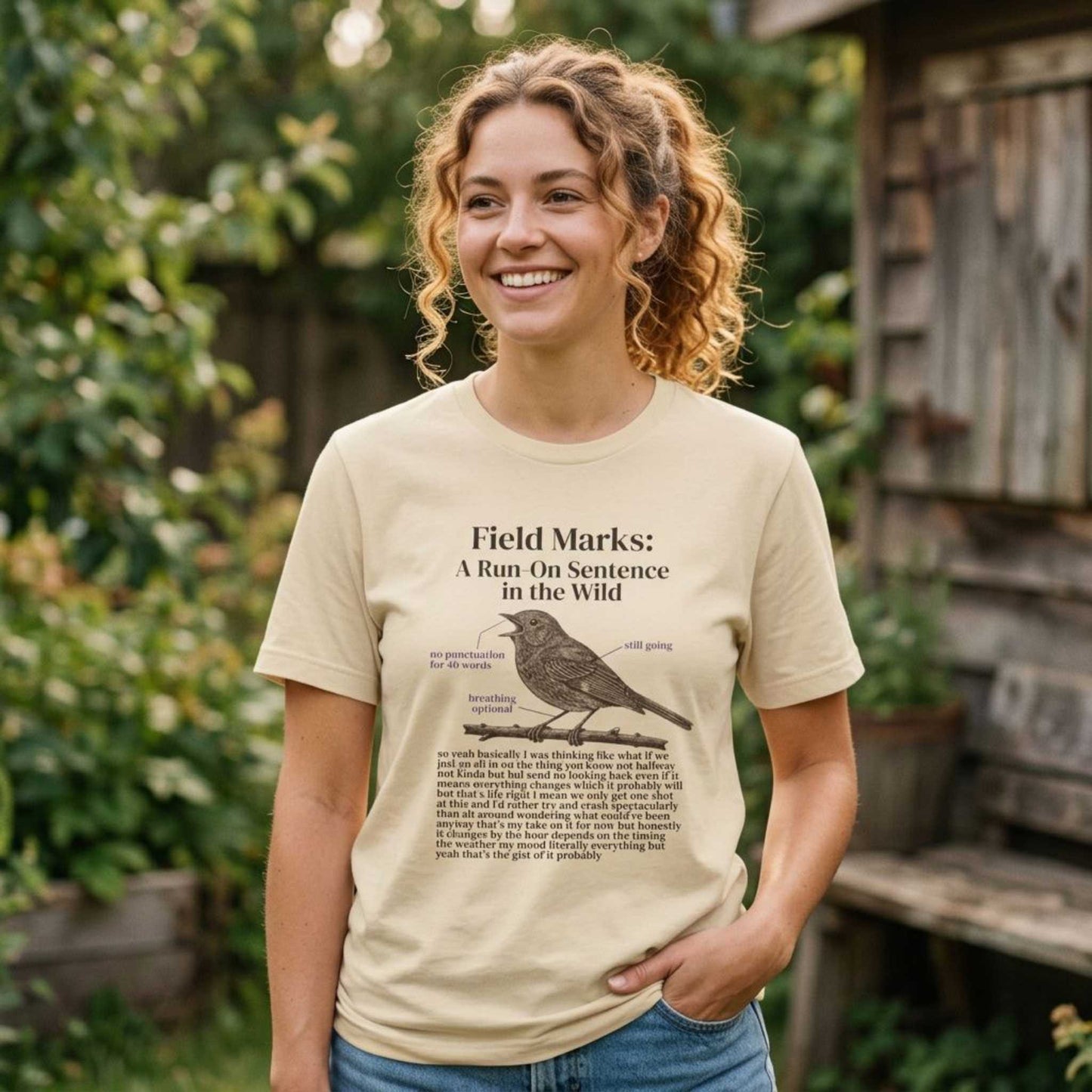 Field Marks: A Run-On Sentence in the Wild