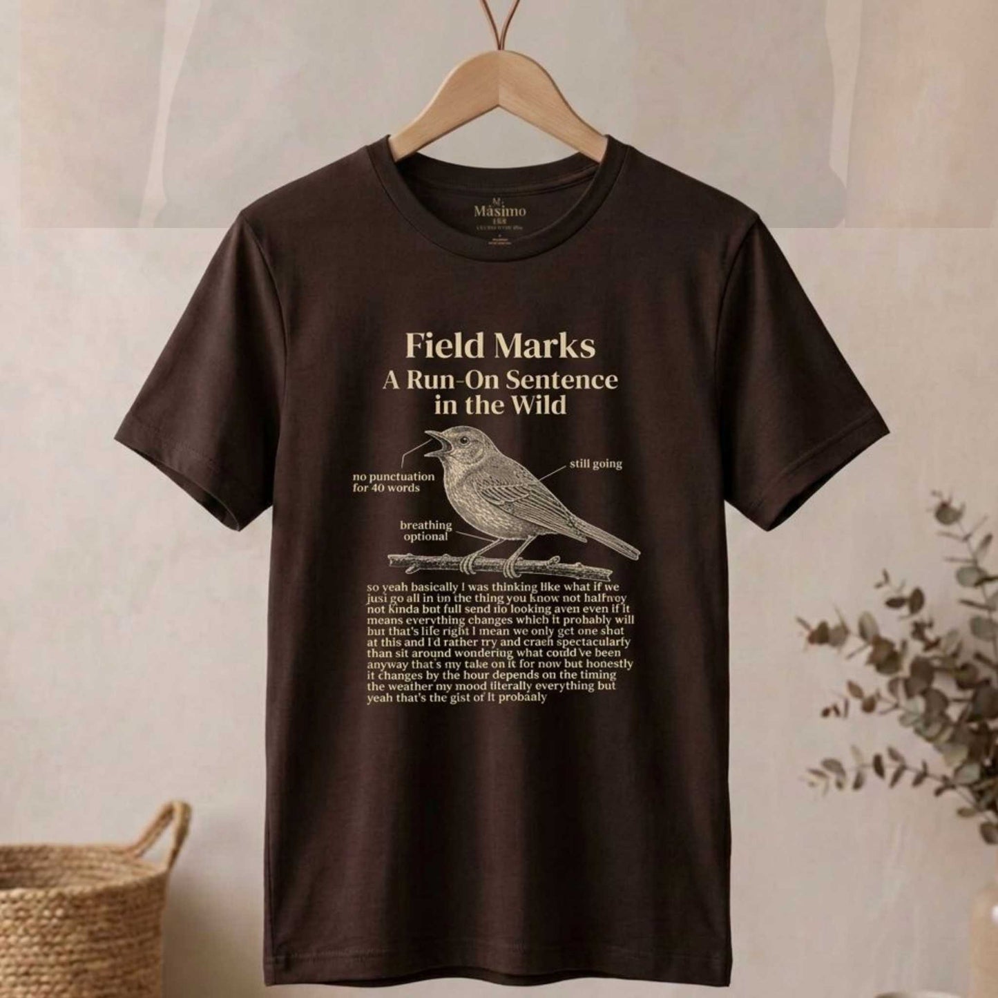 Field Marks: A Run-On Sentence in the Wild