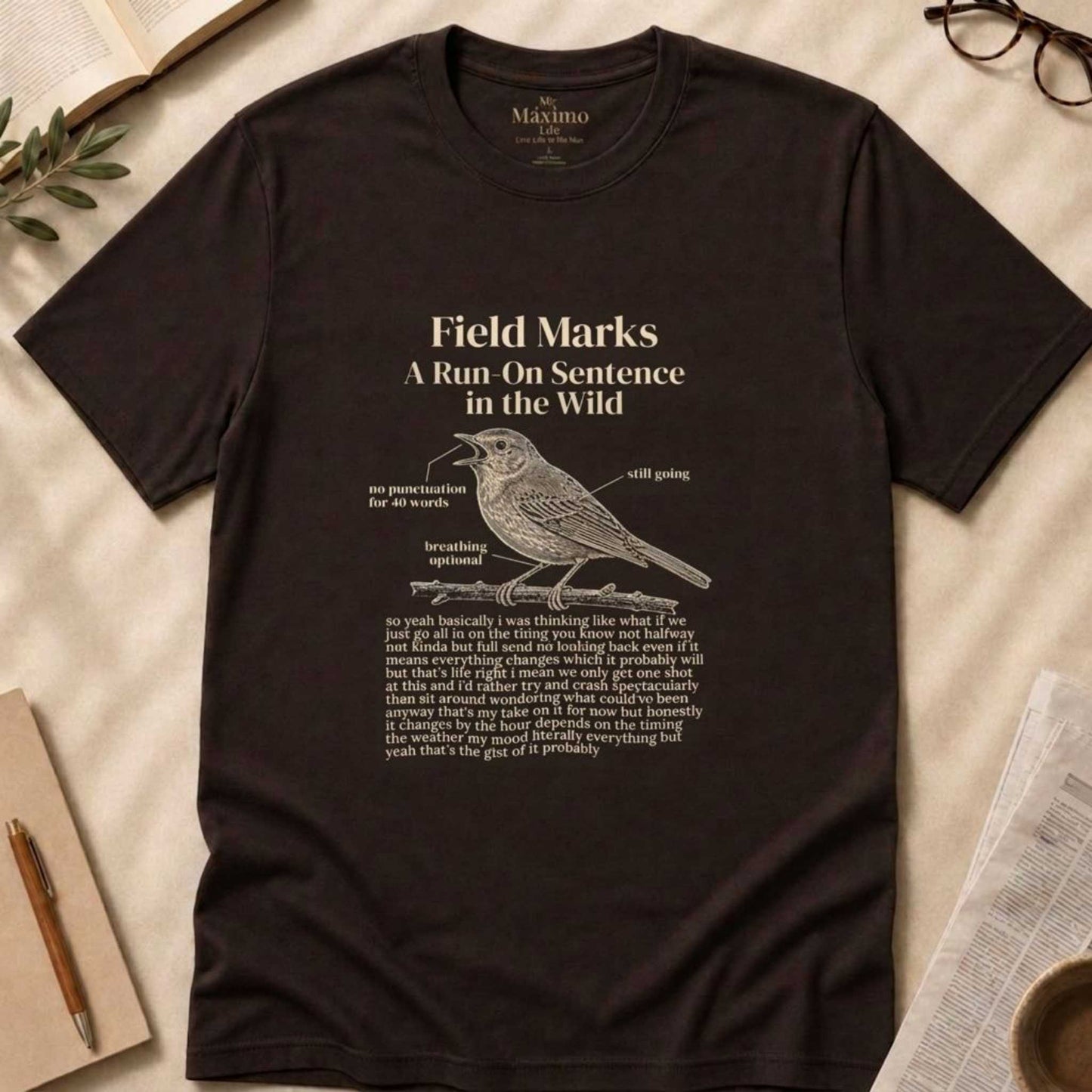 Field Marks: A Run-On Sentence in the Wild