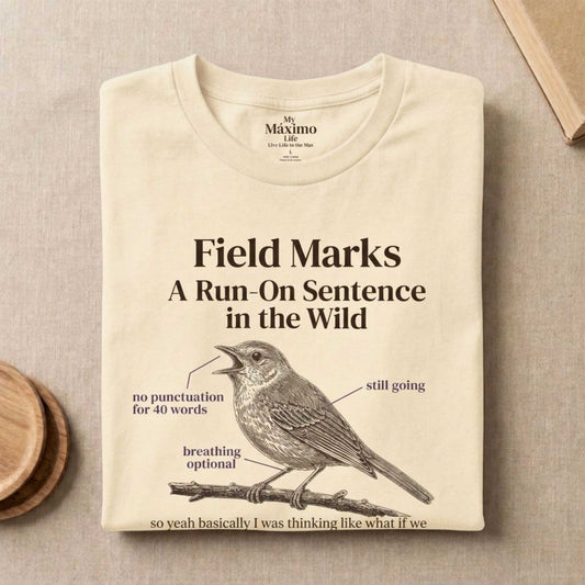 Field Marks: A Run-On Sentence in the Wild